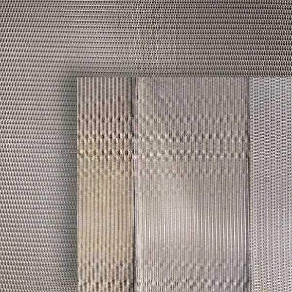 telas de aço inox representando sua variedade