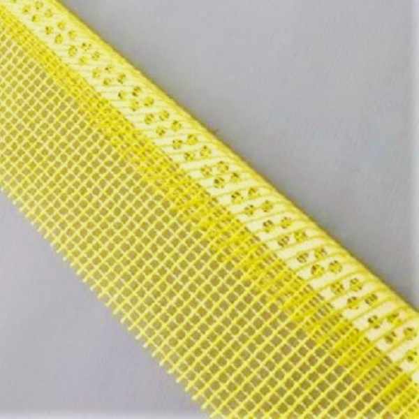 cantoneira PVC com tela de fibra de vidro visto de cima