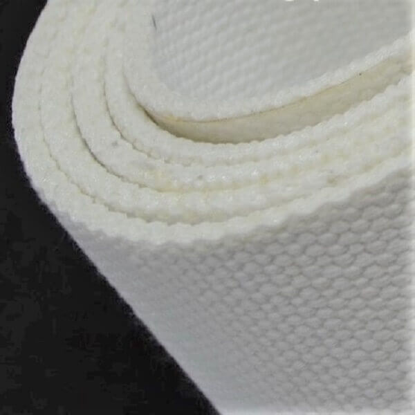 Lona air slide para calhas de fluidização