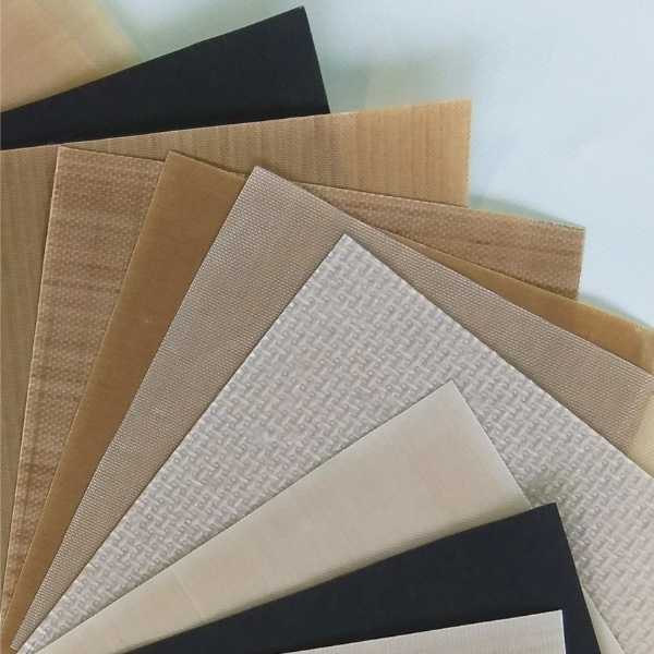 Vários tipos de tecidos com PTFE