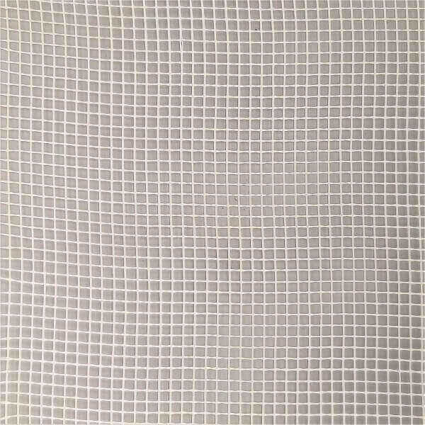 Detalhe da tela de fibra de vidro para mosaico